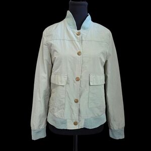 Stylish Mint Utility Jacket for Women Size Med